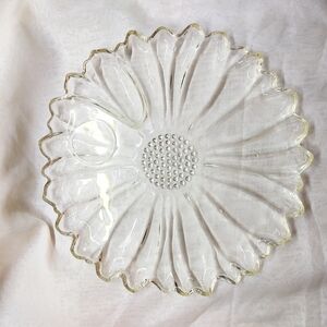 Vintage Hazel-Atlas Sunflower Lunch Plate